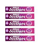 Halls Soothers Blackcurrant 45g Bars (Pack of 5) Multipack - Sore Throat Sweets Lozenges - Buy Online on GoSupps.com