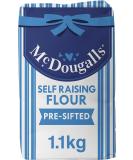 McDougalls Pre-Sifted Self-Raising Flour 1.1kg - Convenient Pack of 1 - Buy Online on GoSupps.com