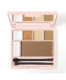 Boobeen 6 Colors Cream Contour Makeup Palette | Highlighter & Bronzer Kit with Mirror & Brush | Waterproof Concealer for Women - Buy Online on GoSupps.com