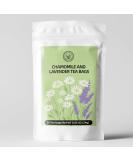 Relaxing Herbal Tea: Hemn Chamomile & Lavender - Reduces Stress Improves Sleep & Digestion - 20 Tea Bags - Buy Online on GoSupps.com