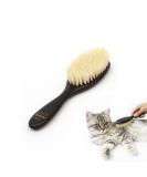 Lucybalu Cat Brush for Short & Long Hair | Vegan Animal Hair Grooming | Agave Fiber Bristles & Wooden Handle | Perfect Felting & Combing Tool for Cats - Buy Online on GoSupps.com