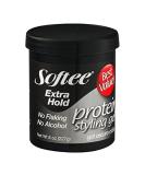 Buy Softee Extra Hold Protein Styling Gel 8 oz - Strong Hold for All-Day Style (Pack of 1) - Buy Online on GoSupps.com
