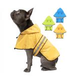 Buy Weesiber Reflective Waterproof Dog Rain Coat - Adjustable Pet Jacket & Light Poncho Hood for All Dog Sizes | S Yellow - Buy Online on GoSupps.com