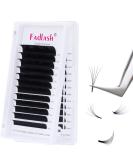 Fadlash Easy Fan Lashes D Curl 0.07 8-14mm Mixed Length Russian Lashes Natural Look Self Fanning Eye Lashes Automatic Blooming Russian Eyelashes Extensions(0.07-D-814) 8-14 mm 0.07-D - Buy Online on GoSupps.com