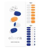 ohora Semi Cured Gel Nail Strips (N Orange Soda) - Works with Any Nail Lamps Salon-Quality Long Lasting Easy to Apply & Remove - Includes 2 Prep Pads Nail File & Wooden Stick - Buy Online on GoSupps.com