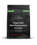 Protein Works - Vegan Diet Meal Replacement Extreme | Plant Based Meal Replacement Shake | Added Vitamins | Aids Weight Loss | 8 Servings | Strawberries 'n' Cream | 500g Strawberries 'n' Cream 500 g (Pack of 1) - Buy Online on GoSupps.com