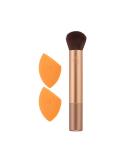 Real Techniques Glitter All The Way Brush & Sponge Set - Limited Edition Makeup Tools for Blending & Contouring | Latex-Free Holiday Gift - Buy Online on GoSupps.com