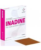 Inadine 9.5cm x 9.5cm x20 Non Adherent Wound Dressings POV-Iodine Antimicrobial 20 Count (Pack of 1) - Buy Online on GoSupps.com