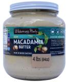 Wilderness Poets Raw Macadamia Butter 64oz - 4lb | Pure & Creamy | Pack of 1 - Buy Online on GoSupps.com