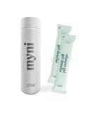 Myni Shower Gel Starter Set - Hydrating Body Wash in Eco-Friendly Bottle - Vegan & Sulfate-Free - Natural Ingredients - 2 Powder Refills - Gentle on Skin - International Shipping Available - Buy Online on GoSupps.com