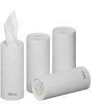 TiShoo Extra Soft 4-Latz Handkerchiefs with Moisturizer | Eco-Friendly 16 Tubes | Perfect for Car Home & Travel | White | 100% Plastic-Free Packaging - Buy Online on GoSupps.com