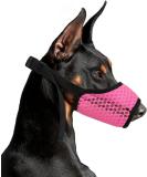 Yaodhaod Breathable Dog Muzzle - Prevents Biting Chewing & Eating | Mesh Loop for XL Dogs - Buy Online on GoSupps.com