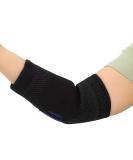 ANGGREK Elbow Brace - Stretchy Knit Fabric with Silicone Pad for Shock Relief | Anti-Collision Sports Elbow Protector & Support Arm Sleeve (L) - International Shipping Available - Buy Online on GoSupps.com
