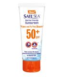 SAFE SEA Jellyfish Sting-Blocking Sunscreen  SPF 50+ travel Size Lotion  Waterproof  Biodegradable  Coral Reef-Safe   Body and Face Sunscreen  Anti-Jellyfish and Sea-Lice sting protection (Tube 3.4 oz) SPF 50+ Travel Siz... - Buy Online on GoSupps.com