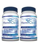 Vegan Hemorrhoid Relief | Maximum Strength 2 Bottles | 135 Capsules | 3 Month Supply - Vascular Health Support - Buy Online on GoSupps.com