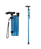 supregear Folding Walking Stick Adjustable Collapsible Walking Stick - Lightweight Portable Balancing Walking Aid - Travel Walking Cane for Elderly Adults Men Women Blue - Buy Online on GoSupps.com