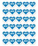 30 NHS Hearts Hospital Cupcake Toppers Edible Wafer Paper Fairy Cake Toppers Birthday Cake Decorations - Buy Online on GoSupps.com