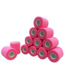 Self Adhesive Bandage Medical Tape - Elastic & Breathable First Aid Roll for Ankle Sprains 2x5 Yards 12 Pack (Rose Red) - Flexible Sports Use - Buy Online on GoSupps.com