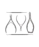 Rhine Instruments Nail Tongs Set - 5-Part Podology Foot Care Tools | Head Cutter Corner Tongs Skin Tongs & More with Protective Caps - International Shipping Available - Buy Online on GoSupps.com