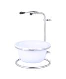 Layhou 2 in 1 Shaving Kit: Men's Shaving Brush Holder Razor Stand & Soap Shell - Ultimate Beard Grooming Tool Set - Buy Online on GoSupps.com