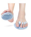 Tech Love Toe Separators - Bunion Corrector & Spacers for Overlapping Toes (Blue) | For Men & Women | 1 Pair - Buy Online on GoSupps.com