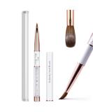 Shine Chance Acrylic Nail Brush Size 2 - 100% Real Kolinsky Art Brush for Professional Acrylic Powder Application - Handmade Manicure Tool for DIY and Salon Use - Buy Online on GoSupps.com