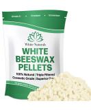 Buy Pure White Beeswax Pellets - 1 lb Cosmetic Grade Triple Filtered for DIY Lip Balms Lotions & Candles | Natural & High Quality - Buy Online on GoSupps.com