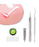 (12 +3) Ingrown Toenail Correction Treatment Kit 12 pcs Ingrown Toenail Corrector Straightener Strips Recover Clips with 3 pcs Ingrown Toenail File And Lifter - Buy Online on GoSupps.com