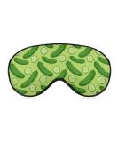 Dill Pickles Sleeping Blindfold Mask | Cute Eye Shade & Funny Night Cover with Adjustable Strap for Men & Women - Shop Internationally - Buy Online on GoSupps.com