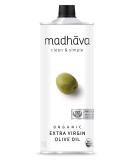 Madhava Organic Olive Oil, 1L Tin, 100% Pure, Single Source, Traceable, Cold Extracted, Non-Gmo, No Pesticides, Gluten Free, Vegan, Kosher, Extra Virgin, 33.8 Fl Oz - Buy Online on GoSupps.com