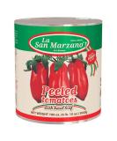 La San Marzano Peeled Tomatoes with Basil Leaf 106 oz. - Authentic Italian Tomato Product - Buy Online on GoSupps.com