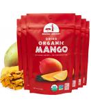 Organic Dried Mango Snacks | Mavuno Harvest | Unsweetened, Gluten-Free, Vegan | 2oz, Pack of 6 - Buy Online on GoSupps.com