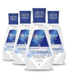Crest 3D White Diamond Strong Mouthwash 473 mL (16 fl oz) 4 Count - Alcohol-Free, Fluoride Whitening Clean Mint - Pack of 4 - Buy Online on GoSupps.com