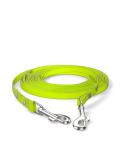 Buy 5m Neon Yellow Dog Leash with 2 Carabiners & D-Ring - Soft Grip Extra Narrow Dirt & Water-Repellent for Small Dogs | International Shipping - Buy Online on GoSupps.com