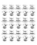 30 Pieces Metal Locking Pin Backs - No Tool Required - Silver Lapel Pin Clasps for Disney & Badge Pins - Buy Online on GoSupps.com