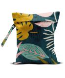 Wet Bag, Wet Dry Bag, Wet Bag for Swimsuit, Travel, Beach, Pool, Stroller, Diapers, Dirty Yoga Gym Clothes, Makeup Bag, Waterproof Tropical Palm Leaves Decor Jungle Palm Leaf Favors palm leaves-06 - Buy Online on GoSupps.com