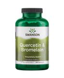 Swanson Quercetin & Bromelain 250 Capsules - Respiratory & Immune Support - Buy Online on GoSupps.com