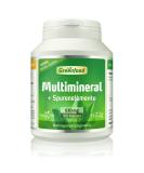 Multimineral + trace elements 510 mg high dose 120 capsules vegan high bioavailability - for bones (calcium) hair and nails (selenium zinc) and nervous system (magnesium iodine).Without artificial additives.Without genetic technology.Vegi capsules.73 g (1 - Buy Online on GoSupps.com