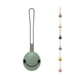 OLGS Silicone Pacifier Box for Babies - BPA-Free Pacifier Holder Storage Case & Strap - Sage Green - Ideal for Toddlers - Buy Online on GoSupps.com