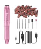 COSITTE Electric Nail Drill - Portable USB Electric Nail File for Manicure & Pedicure in Pink - Buy Online on GoSupps.com