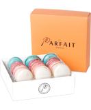 Le Parfait Paris Garden Bloom French Macarons - Gift Box of 12 Assorted Macaroons for Baby Shower, Birthdays, Mothers Day, Anniversary - Gourmet Desserts Snack Box - Baked Pack of 12 - Buy Online on GoSupps.com