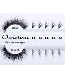 Christina 100% Human Hair False Eyelashes (605-6 Pack) - Premium Quality and Natural Look - Buy Online on GoSupps.com