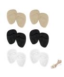 High Heel Comfort Pads - 6 Pairs Silicone Metatarsal & Forefoot Cushions for Women | Non-Slip Ball of Foot Inserts - Buy Online on GoSupps.com