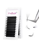 Fadlash Easy Fan Lashes C Curl 0.03 13-16mm Mixed Length Russian Eyelashes - Natural Self Fanning Blooming Extensions - Buy Online on GoSupps.com
