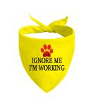 1 Piece Working Dog Bandana - 'Do Not Disturb' Design for Service Dogs | Shop Internationally - Buy Online on GoSupps.com