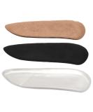Medial & Lateral Heel Wedge Silicone Insoles for Supination & Pronation - Corrective Gel Inserts for Bow Legs & Knock Knee Pain Relief - Buy Online on GoSupps.com