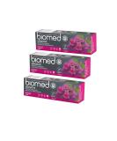 Biomed Sensitive Toothpaste - 98% Natural Vegan SLES-Free | Red Grape Seed Extract | Strengthens Teeth & Alleviates Sensitivity | 100g Pack of 3 - Buy Online on GoSupps.com