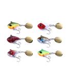 Buy Tuxibin 6-Piece Fishing Bait Set - Jig Spinner Artificial Bait for Perch Trout Pike & Catfish - International Shipping Available - Buy Online on GoSupps.com