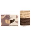 Bellody Minis - Small Mini Hair tie for stylish braided hairstyles & small braids (20 pieces - brown/beige) - Women's hair ties in different colors - Buy Online on GoSupps.com