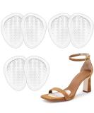 Ball of Foot Cushions for Women - Non-Slip Metatarsal Pads & Gel Inserts for All-Day Comfort and Pain Relief (3 Pairs Clear) - Perfect for High Heels - Buy Online on GoSupps.com